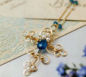 ワイヤーアクセサリー 天然石ビーズネックレスブレスレットリングピアス