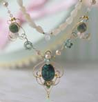 ワイヤーアクセサリー 天然石ビーズネックレスブレスレットリングピアス